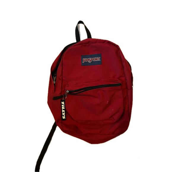 JanSport Red Big Student 2 Section Backpack - Picture 1 of 3